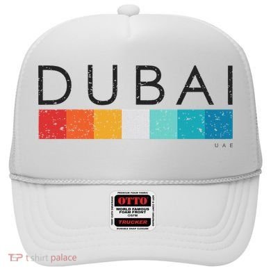 Vintage Dubai Uae Retro Design Hat