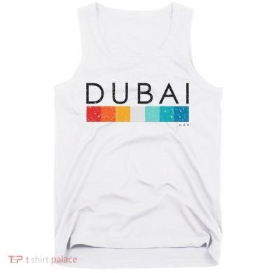 Vintage Dubai Uae Retro Design Tank Top