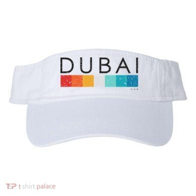 Vintage Dubai Uae Retro Design Visor
