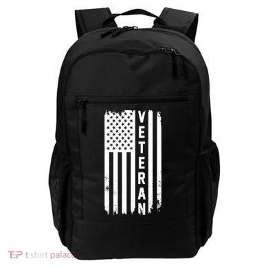 Veterans Day Us Flag Armed Forces Military Retired Gift Backpack