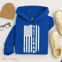 Veterans Day Us Flag Armed Forces Military Retired Gift Hoodie thumb 4