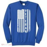 Veterans Day Us Flag Armed Forces Military Retired Gift Sweatshirt thumb 0