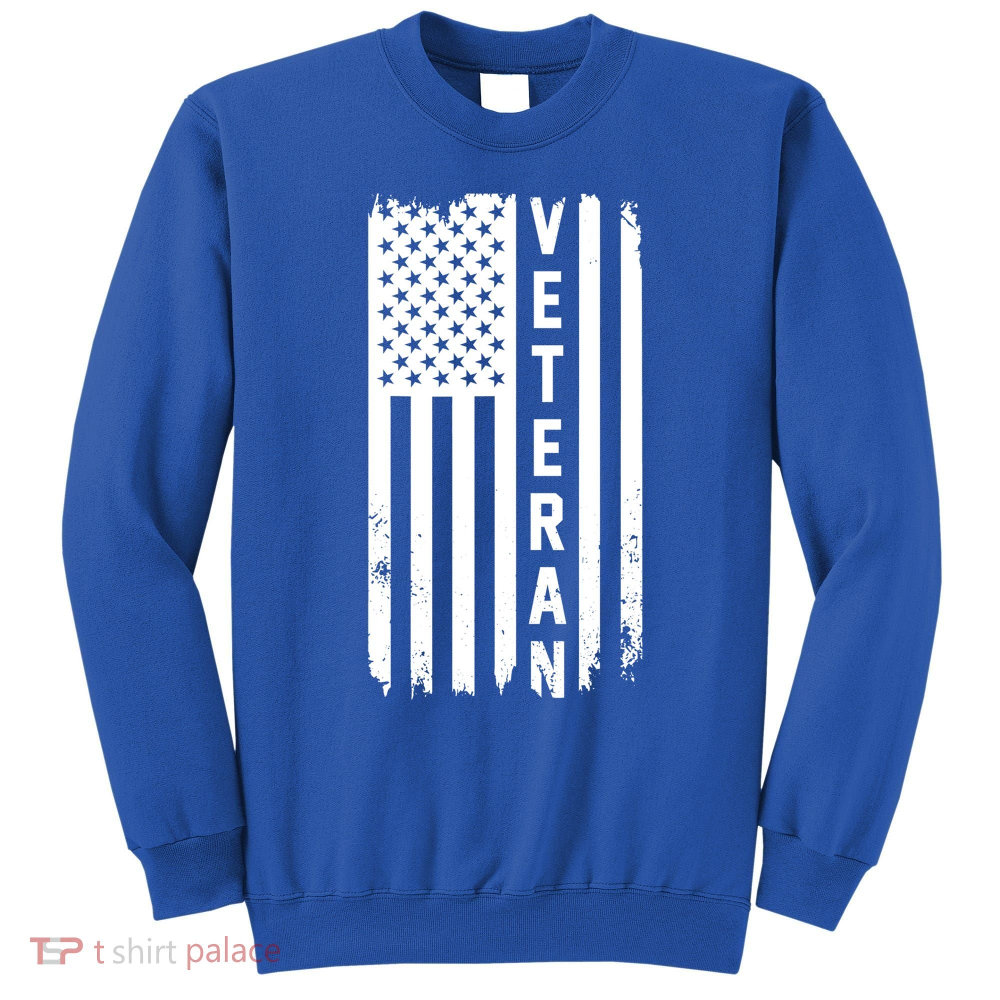 Veterans Day Us Flag Armed Forces Military Retired Gift Sweatshirt