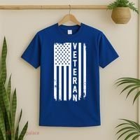 Veterans Day Us Flag Armed Forces Military Retired Gift T-Shirt thumb 2