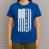 Veterans Day Us Flag Armed Forces Military Retired Gift T-Shirt thumb 4
