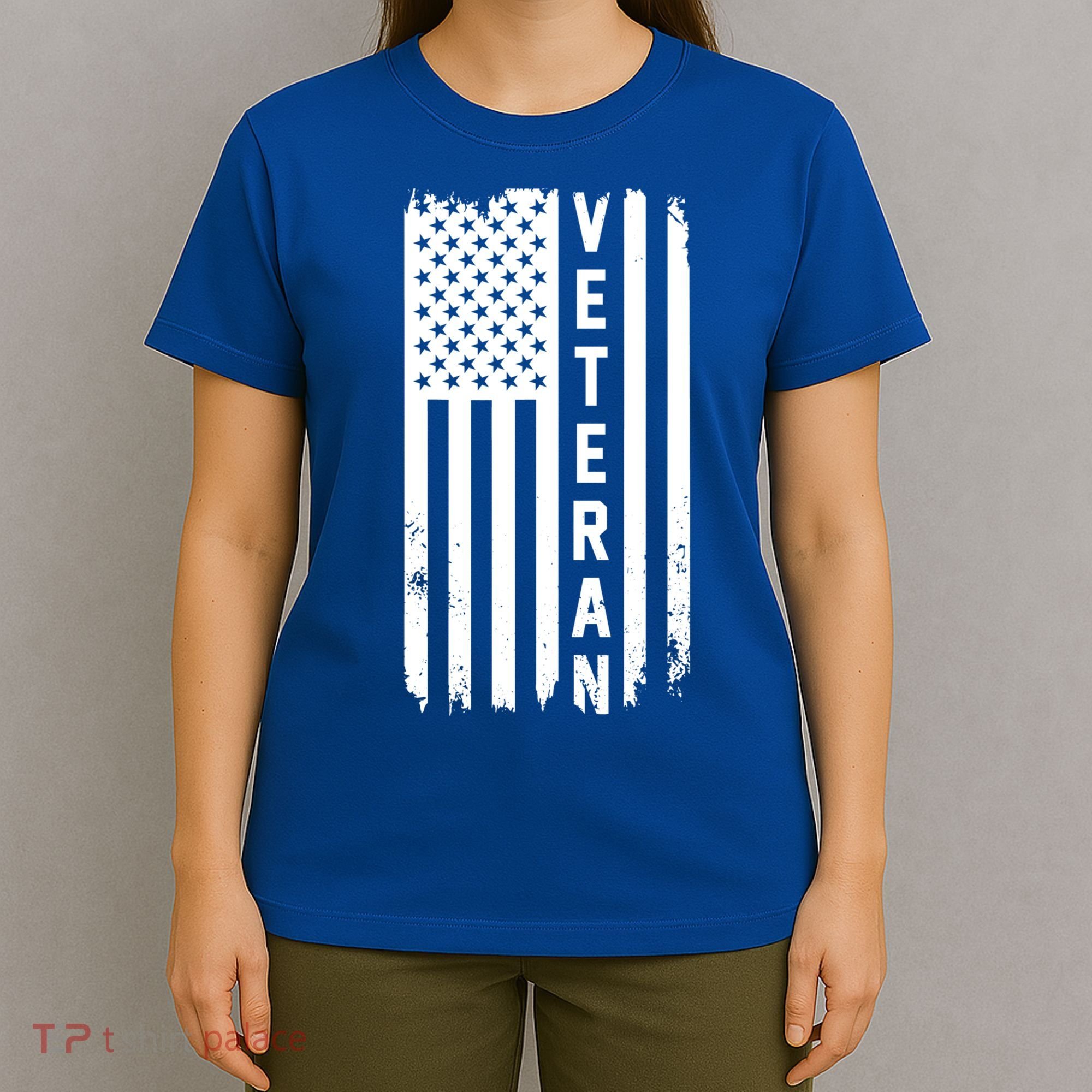 Veterans Day Us Flag Armed Forces Military Retired Gift T-Shirt
