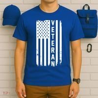 Veterans Day Us Flag Armed Forces Military Retired Gift T-Shirt thumb 6