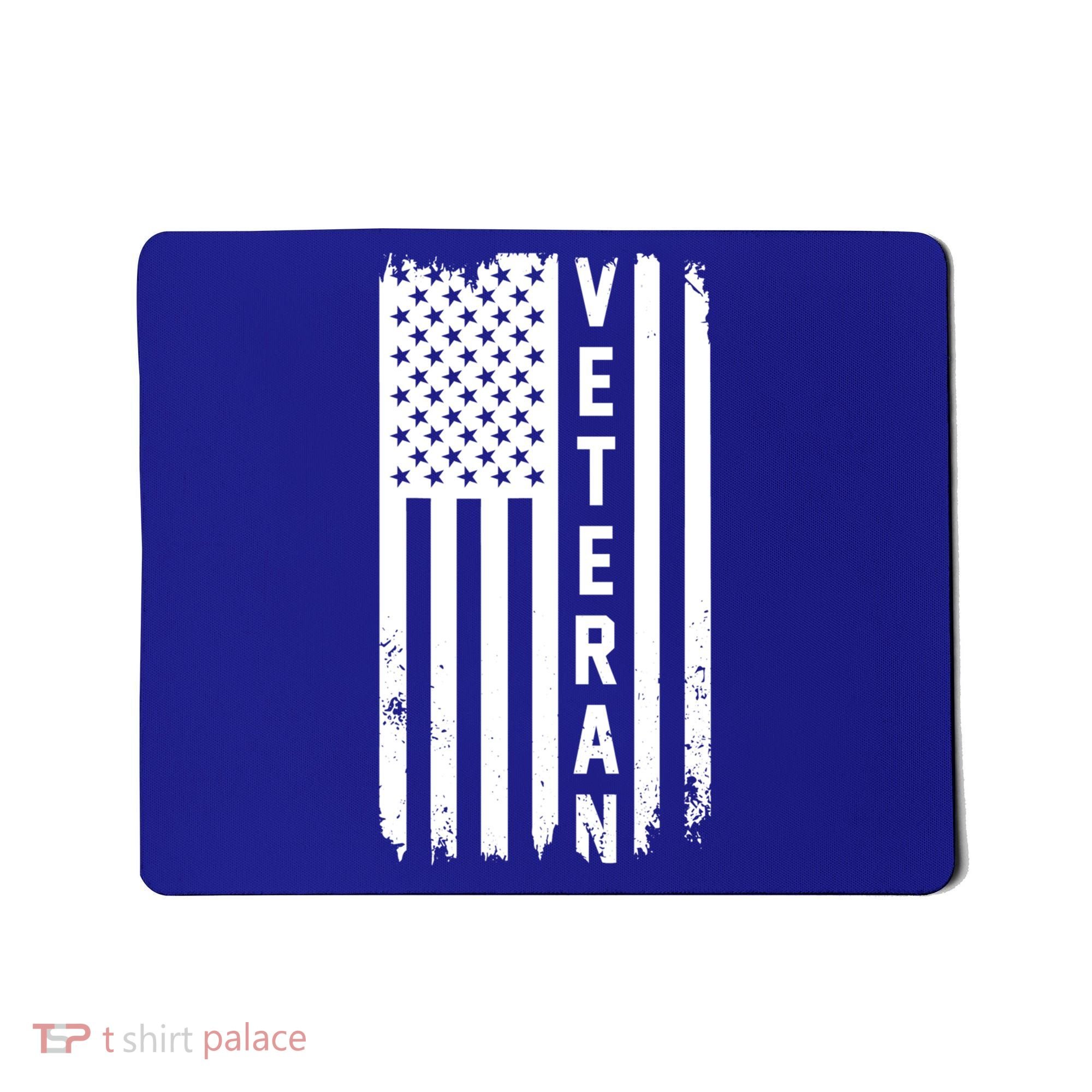 Veterans Day Us Flag Armed Forces Military Retired Gift Mousepad