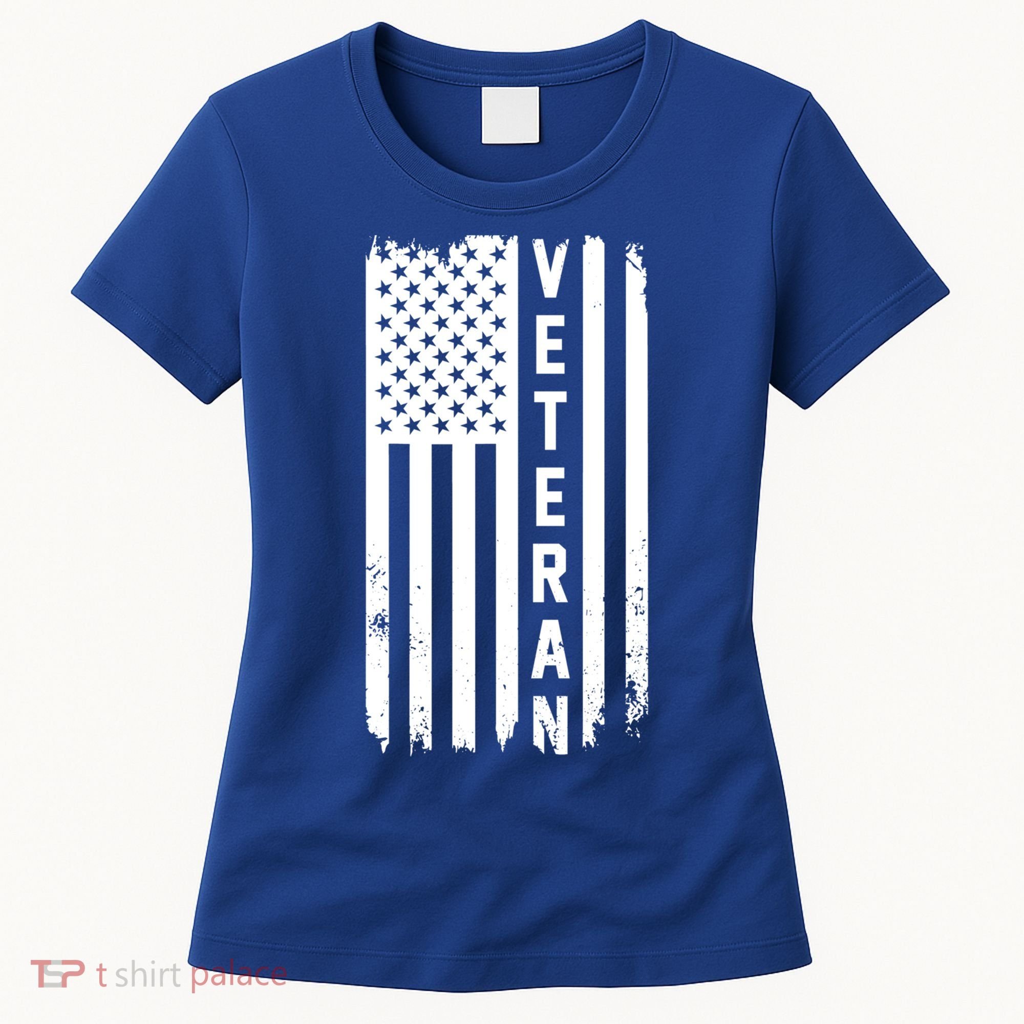 Veterans Day Us Flag Armed Forces Military Retired Gift Women's T-Shirt