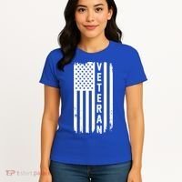 Veterans Day Us Flag Armed Forces Military Retired Gift Women's T-Shirt thumb 4