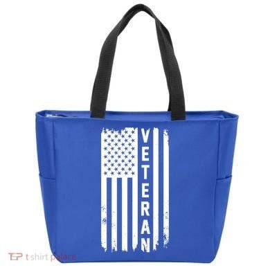 Veterans Day Us Flag Armed Forces Military Retired Gift Tote Bag