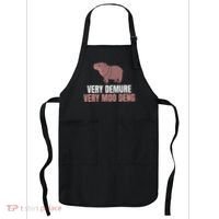 Very Demure Very Moo Deng Pygmy Baby Hippo Mu Deng Apron thumb 0