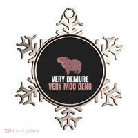Very Demure Very Moo Deng Pygmy Baby Hippo Mu Deng Ornament thumb 0