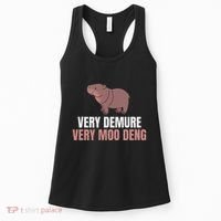 Very Demure Very Moo Deng Pygmy Baby Hippo Mu Deng Women's Tank Top thumb 0