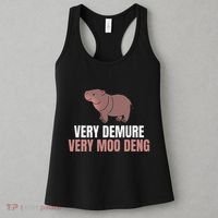 Very Demure Very Moo Deng Pygmy Baby Hippo Mu Deng Women's Tank Top thumb 3