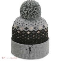 Very Demure Very Mindful Funny Skeleton The Baniff Cuffed Pom Beanie thumb 0
