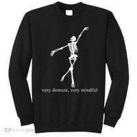 Very Demure Very Mindful Funny Skeleton Sweatshirt thumb 0