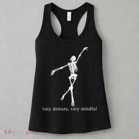 Very Demure Very Mindful Funny Skeleton Women's Tank Top thumb 3