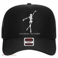 Very Demure Very Mindful Funny Skeleton Hat thumb 0