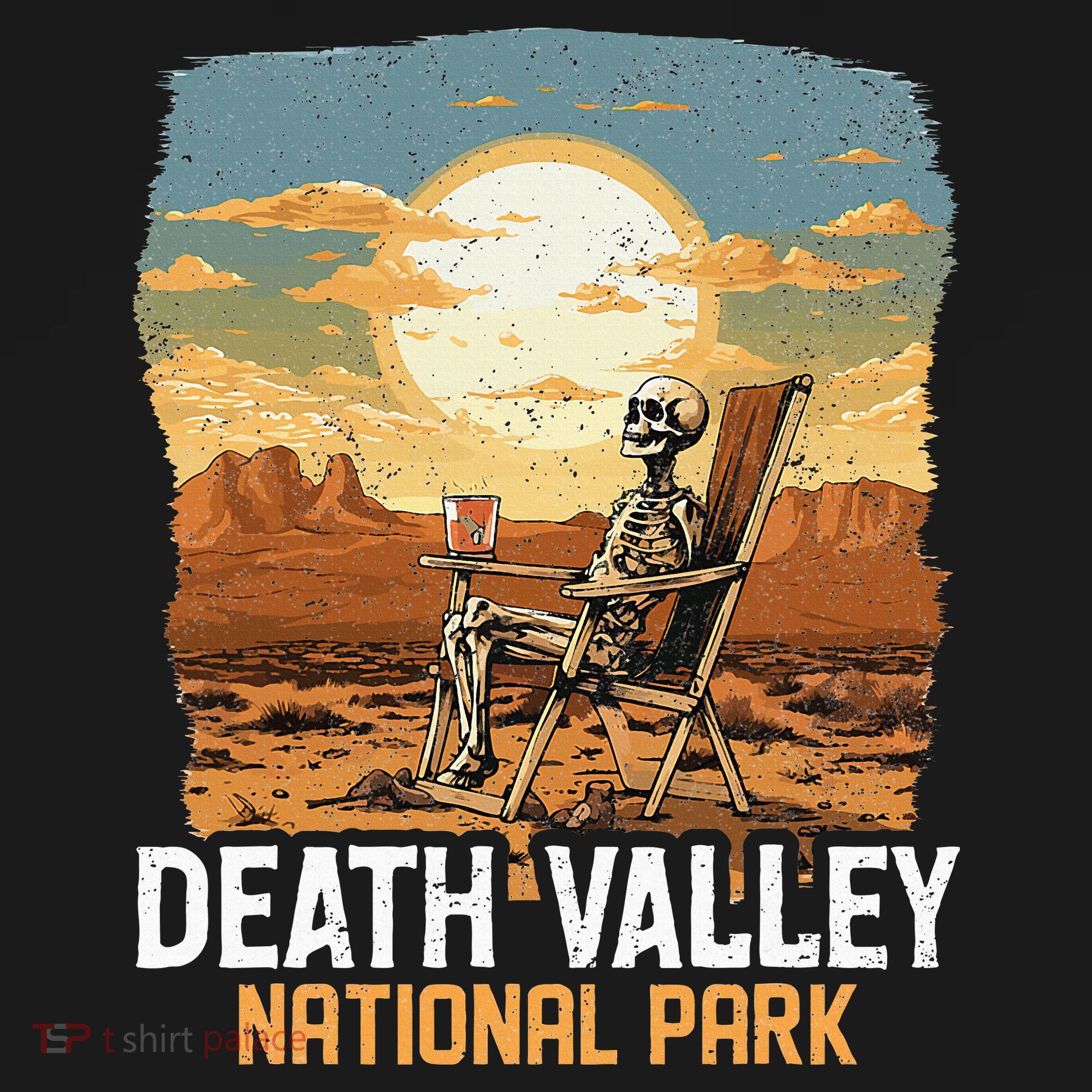 Vintage Death Valley National Park California Desert Hiking T-Shirt