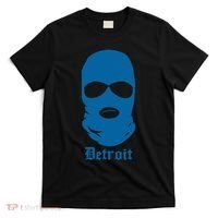 Vintage Detroit Villains Blue Ski Mask I Love Detroit T-Shirt thumb 0