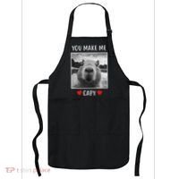 Valentines Day You Make Me Capy Funny Capybara Apron thumb 0