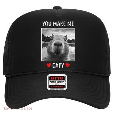Valentines Day You Make Me Capy Funny Capybara Hat