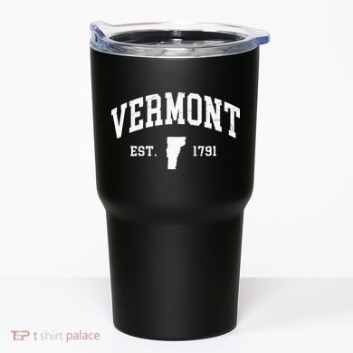 Vermont Est 1791 Distressed Worn Design Classic Tumbler