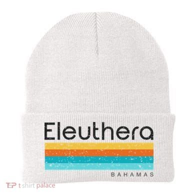 Vintage Eleuthera Bahamas Retro Design Beanie