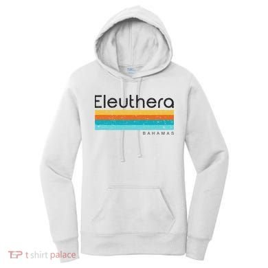Vintage Eleuthera Bahamas Retro Design Women's Hoodie