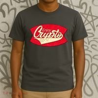 Vintage Enjoy Crypto Cola Drink Cryptocurrency Bitcoin T-Shirt thumb 3