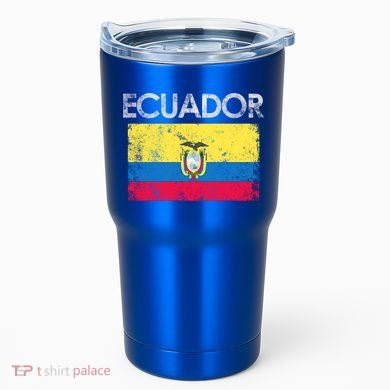 Vintage Ecuador Ecuadorian Flag Pride Gift Cool Gift Tumbler