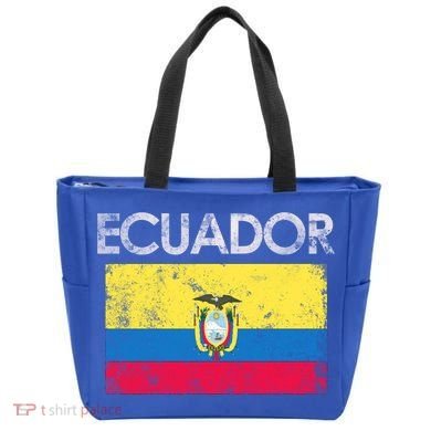 Vintage Ecuador Ecuadorian Flag Pride Gift Cool Gift Tote Bag