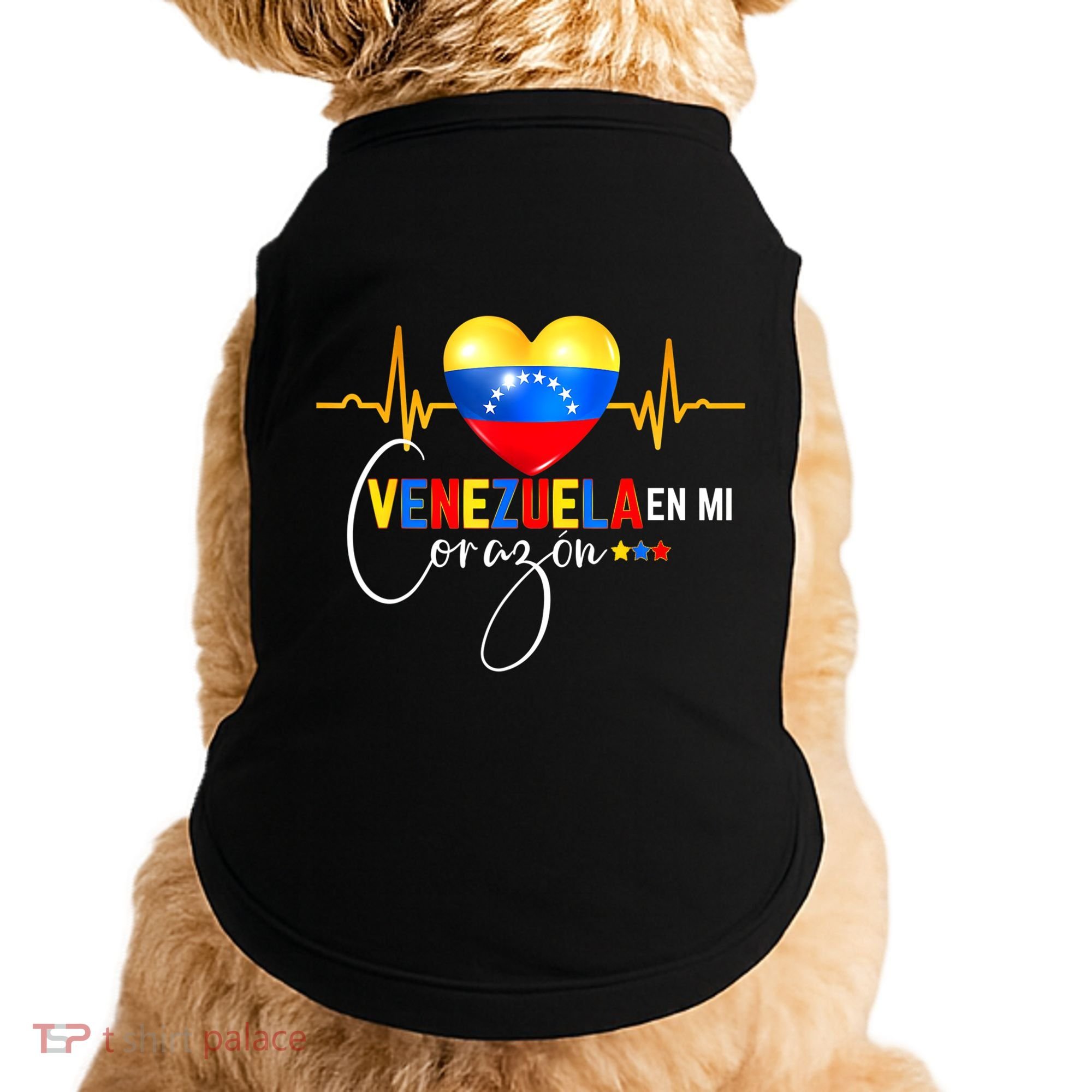 Venezuela En El Corazon Venezuelan Venezuela Flag Latin Doggie Tank