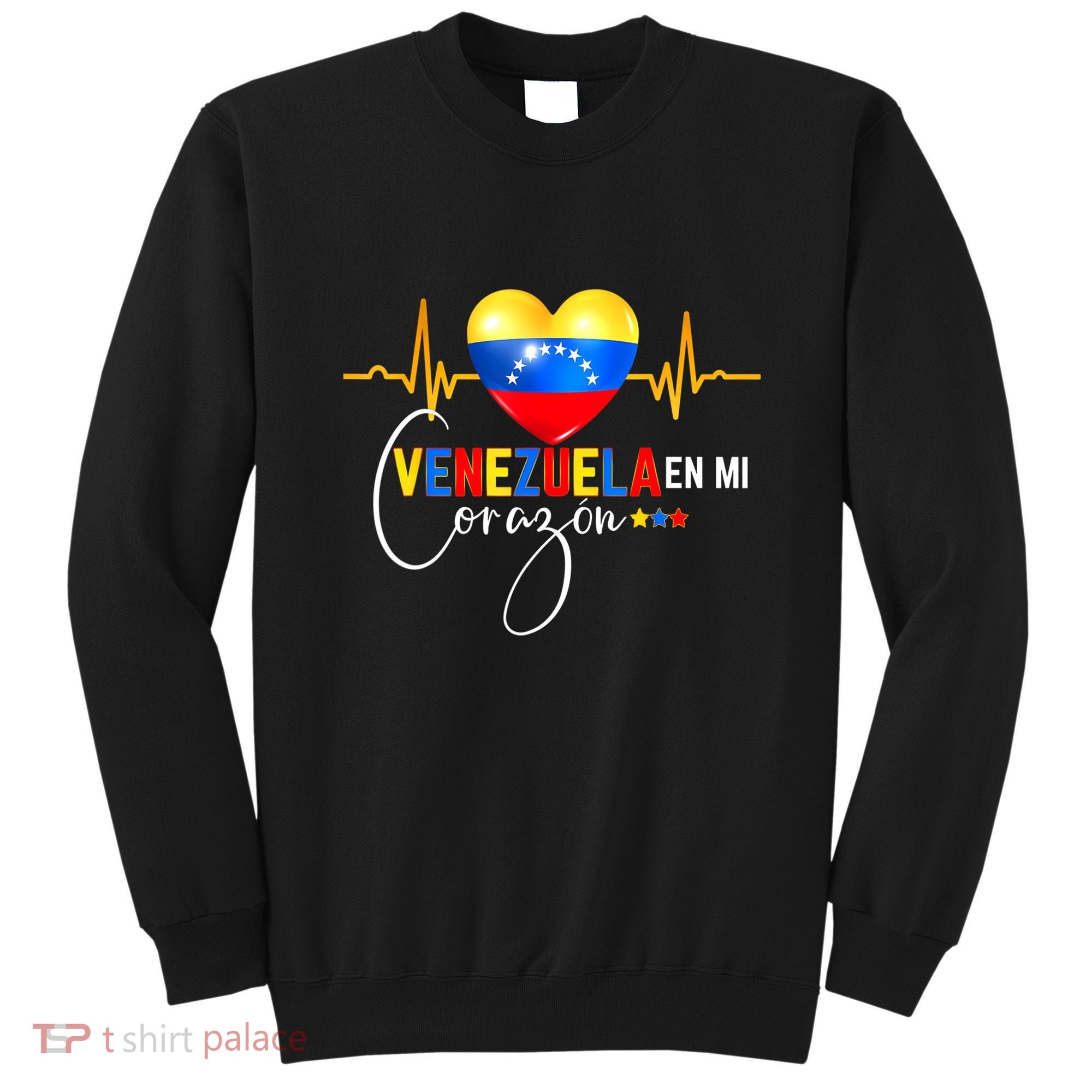 Venezuela En El Corazon Venezuelan Venezuela Flag Latin Sweatshirt