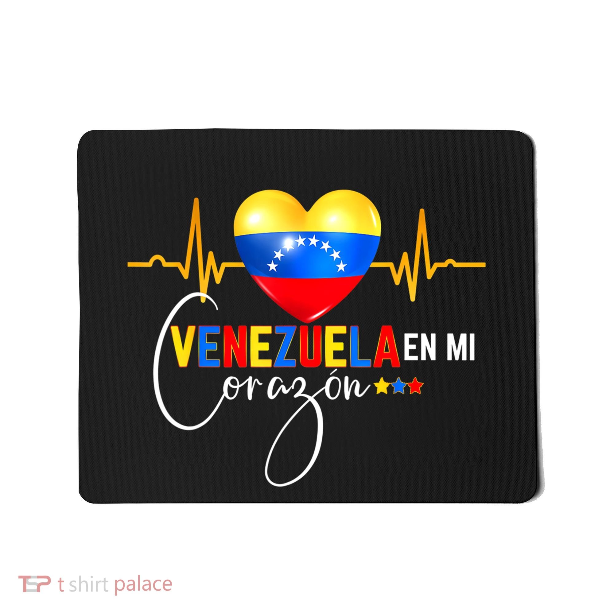 Venezuela En El Corazon Venezuelan Venezuela Flag Latin Mousepad