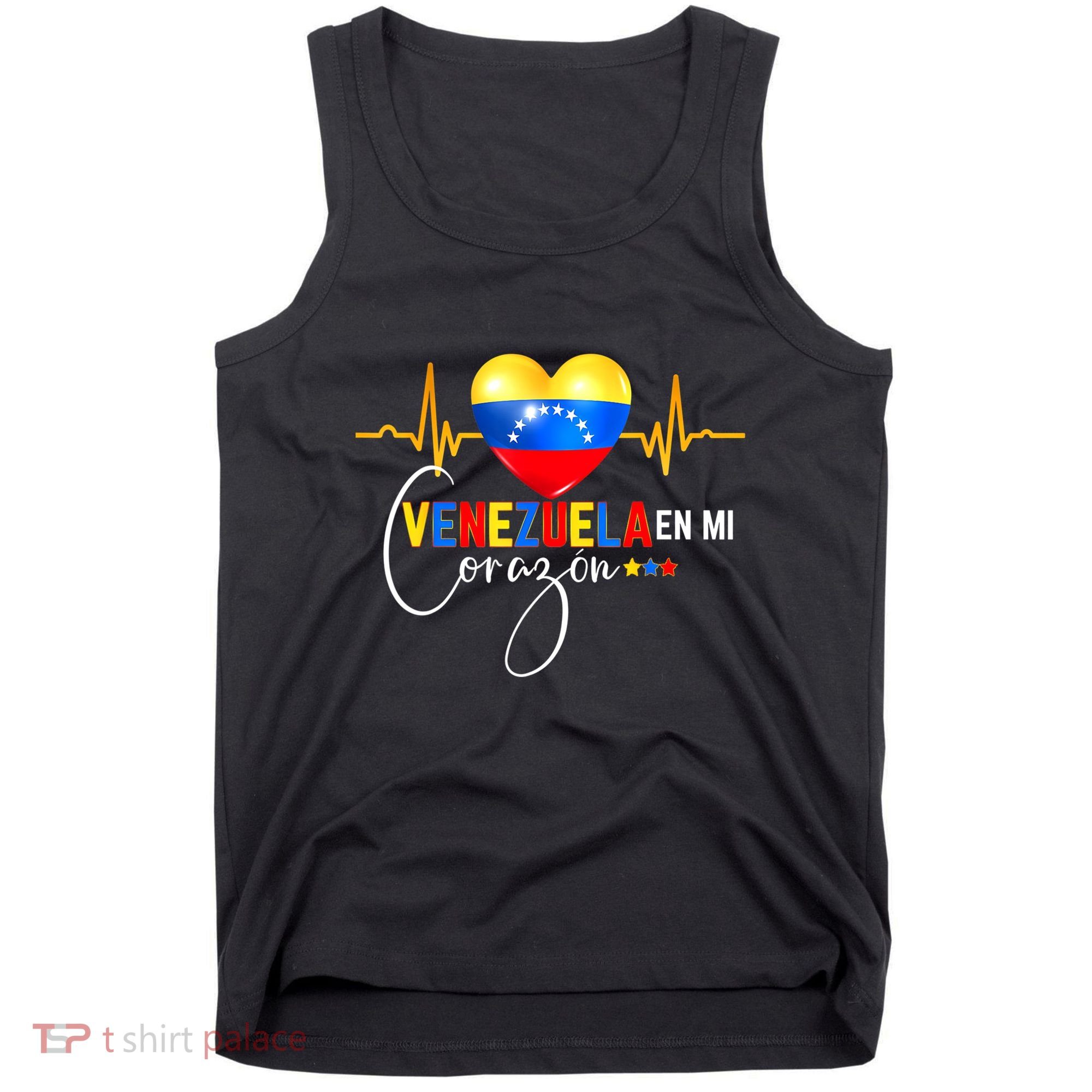 Venezuela En El Corazon Venezuelan Venezuela Flag Latin Tank Top