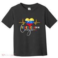 Venezuela En El Corazon Venezuelan Venezuela Flag Latin Toddler T-Shirt thumb 0