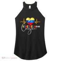 Venezuela En El Corazon Venezuelan Venezuela Flag Latin Women's Perfect Tri Rocker Tank thumb 0
