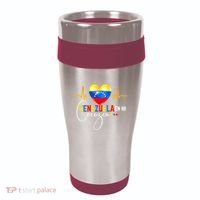 Venezuela En El Corazon Venezuelan Venezuela Flag Latin 16oz Travel Tumbler thumb 0