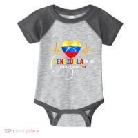 Venezuela En El Corazon Venezuelan Venezuela Flag Latin Infant Baby Jersey Bodysuit thumb 0