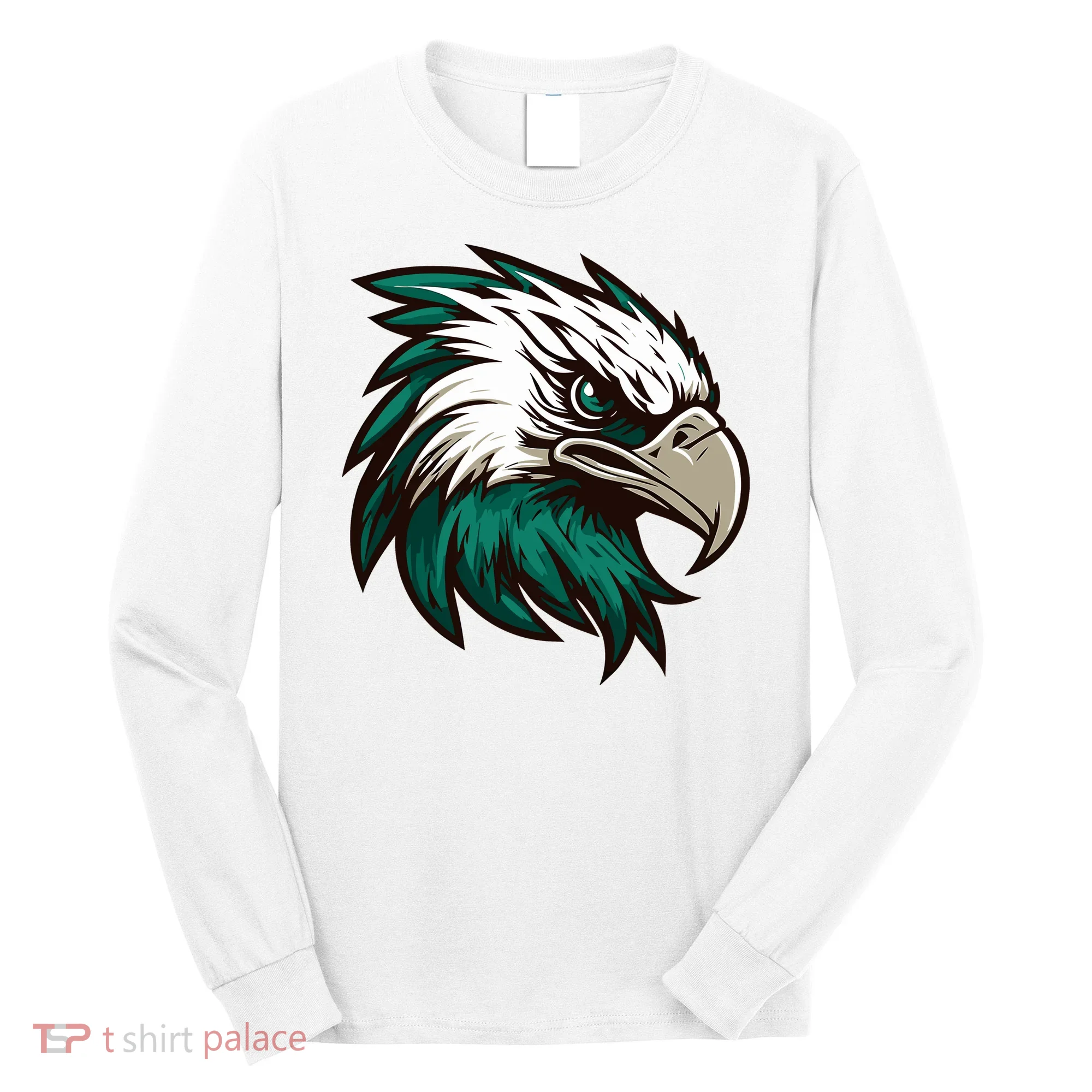 Vintage Eagles Flying Bird Inspirational Long Sleeve Shirt