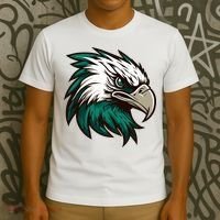 Vintage Eagles Flying Bird Inspirational T-Shirt thumb 3