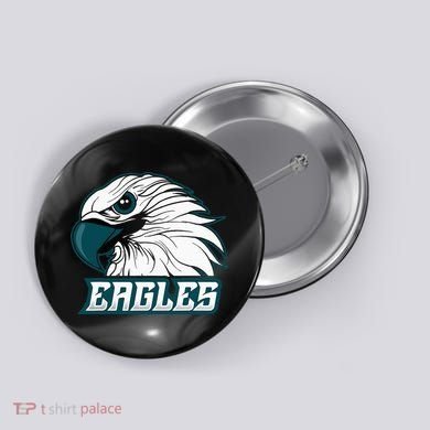 Vintage Eagles Flying Bird Inspirational Button