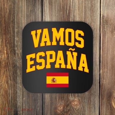 Vamos Espana Flag Spain Pride Spanish Coaster
