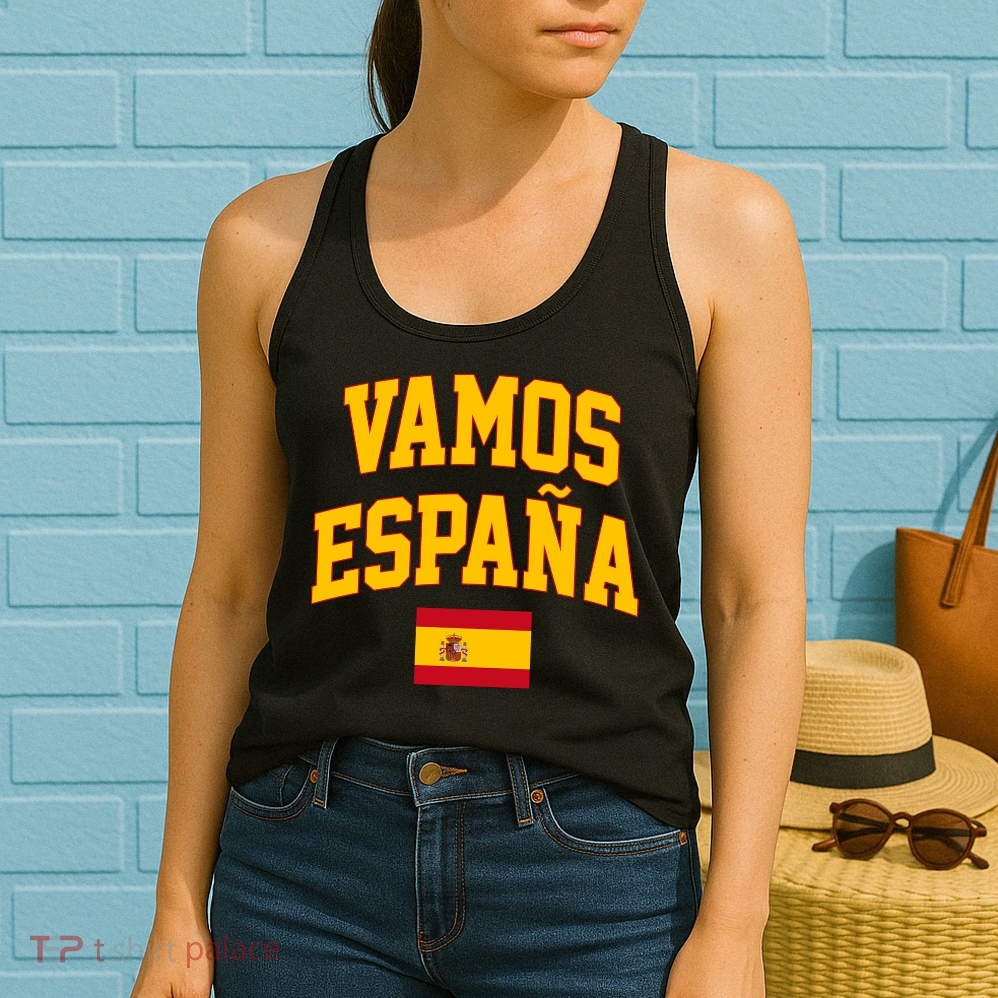Vamos Espana Flag Spain Pride Spanish Women's Tank Top