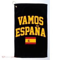 Vamos Espana Flag Spain Pride Spanish Golf Towel thumb 0