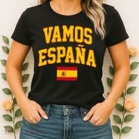 Vamos Espana Flag Spain Pride Spanish Women's T-Shirt thumb 2