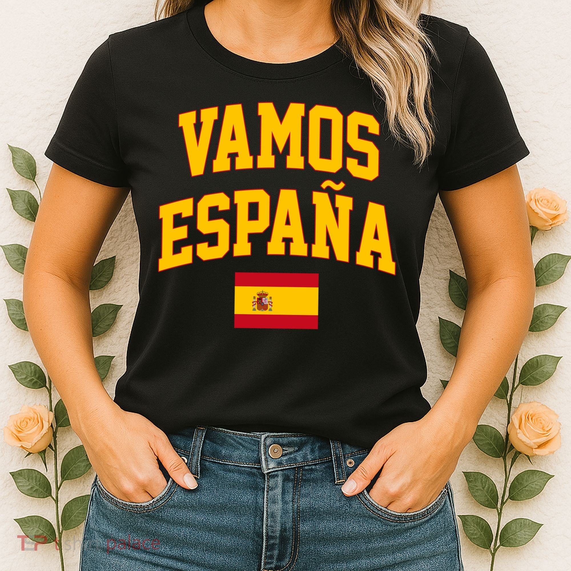 Vamos Espana Flag Spain Pride Spanish Women's T-Shirt