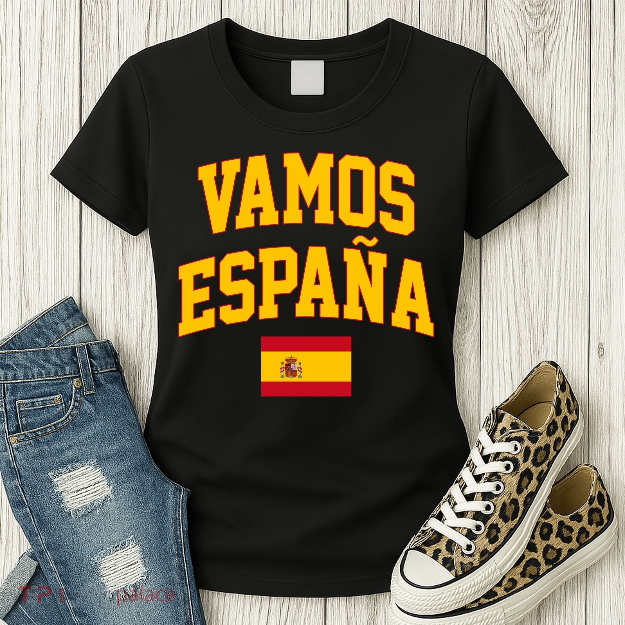 Vamos Espana Flag Spain Pride Spanish Women's T-Shirt
